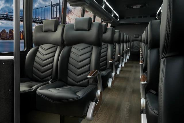 Executive Minibus LA Interior